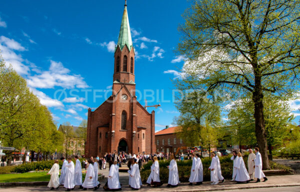 Konfirmanter  Moss Kirke, Moss - Østfoldbilder.no