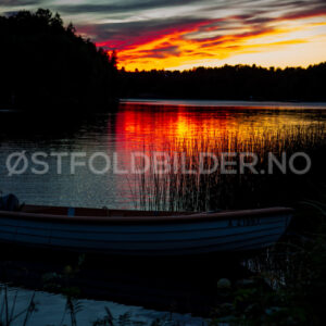 Solnedgang – Hananbukta, Rygge - Østfoldbilder.no