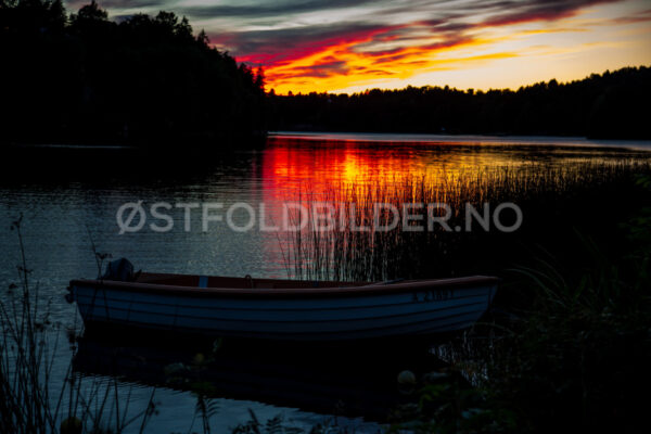 Solnedgang – Hananbukta, Rygge - Østfoldbilder.no